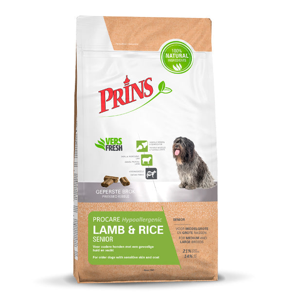 Prins ProCare Lamb&Rice Senior Hypoallergic – Farox Tiernahrung